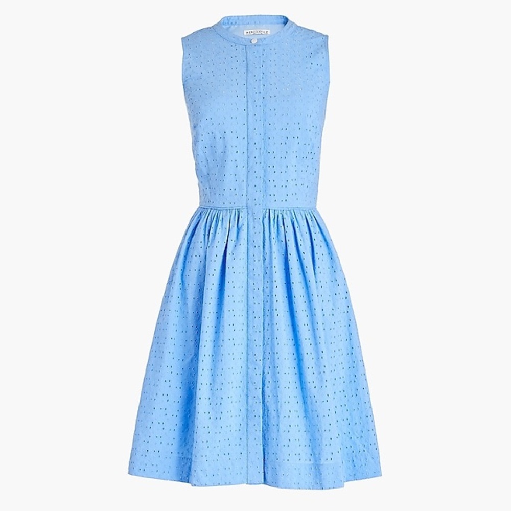 J. Crew Eyelet shirtdress
